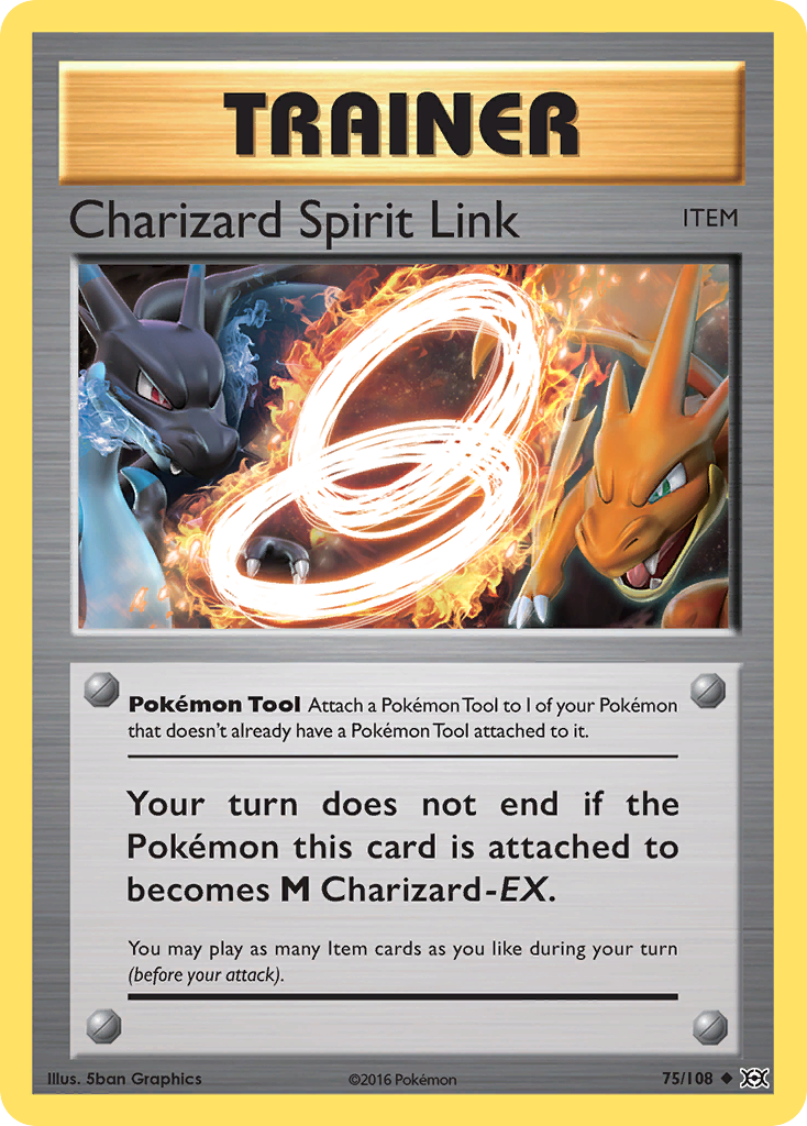Charizard Spirit Link — illustrated card