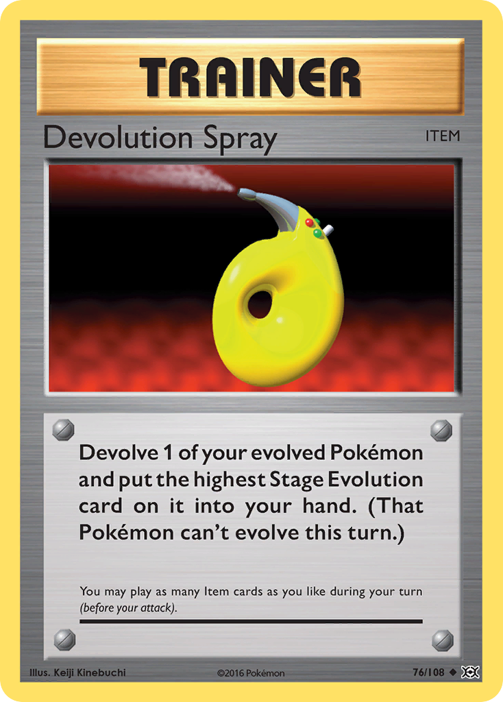 Devolution Spray — illustrated card