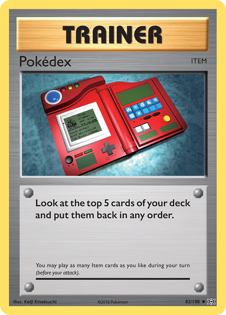 Pokédex — illustrated card
