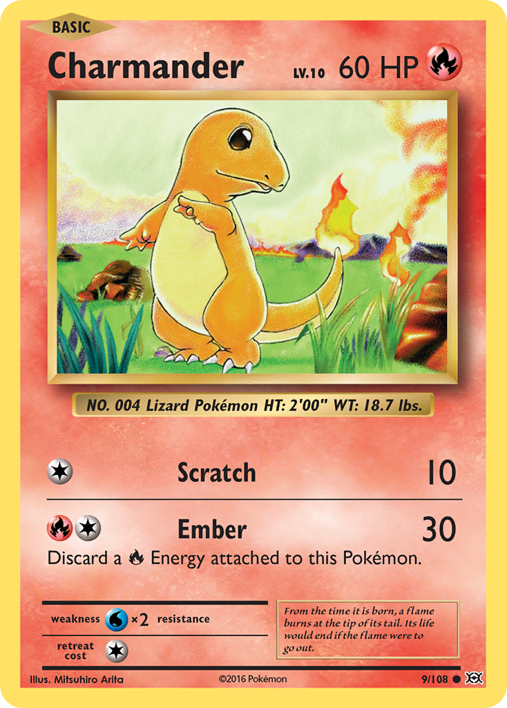 Charmander — illustrated card