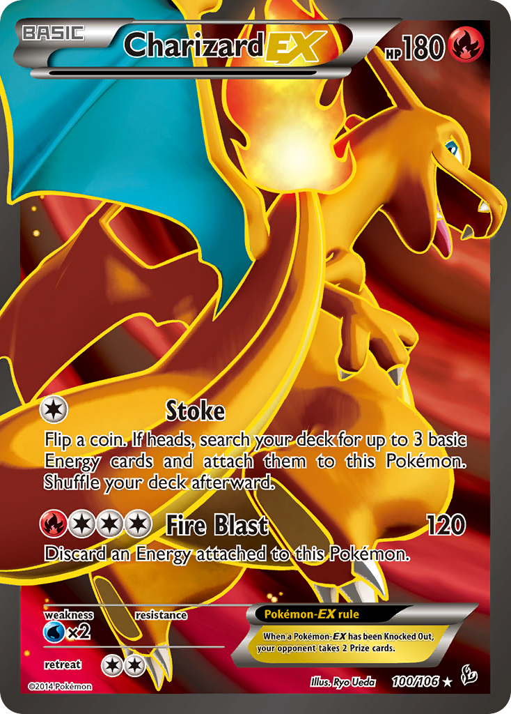 Charizard-EX — illustrated card