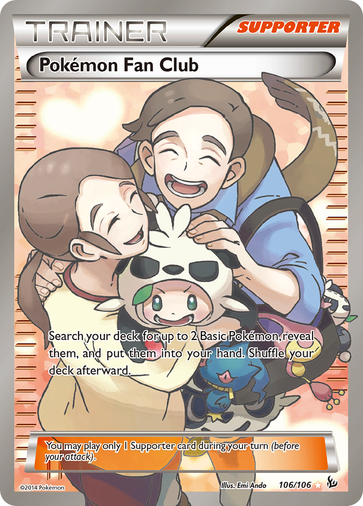 Pokémon Fan Club — illustrated card