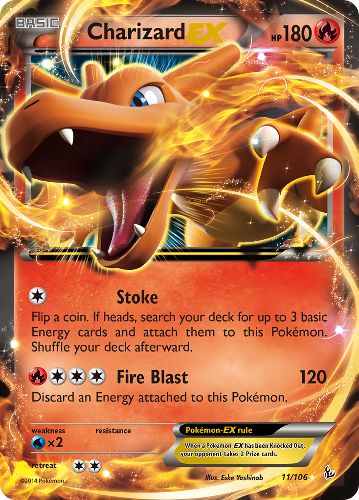 Charizard-EX — illustrated card