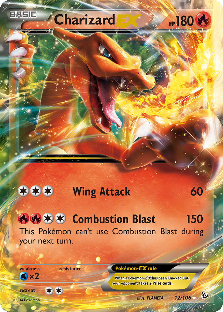 Charizard-EX — illustrated card