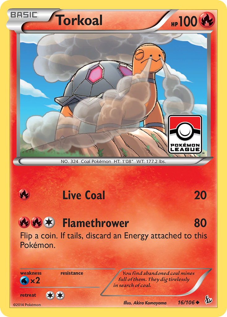 Torkoal — illustrated card