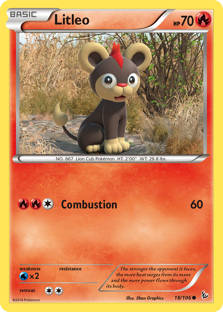 Litleo — illustrated card