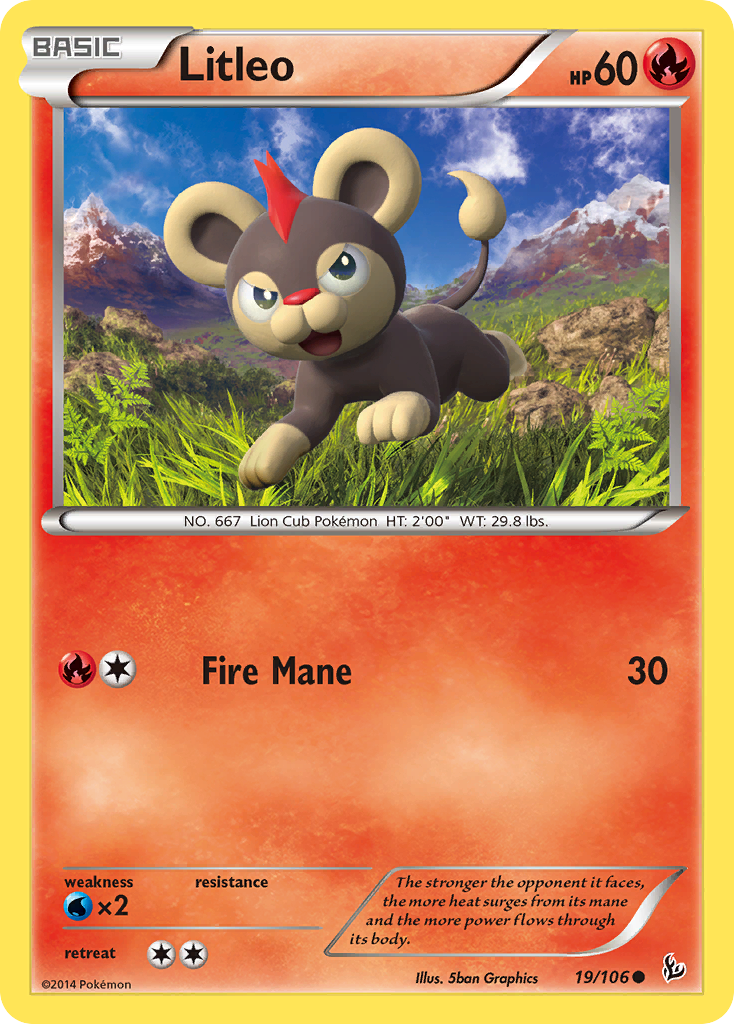 Litleo — illustrated card