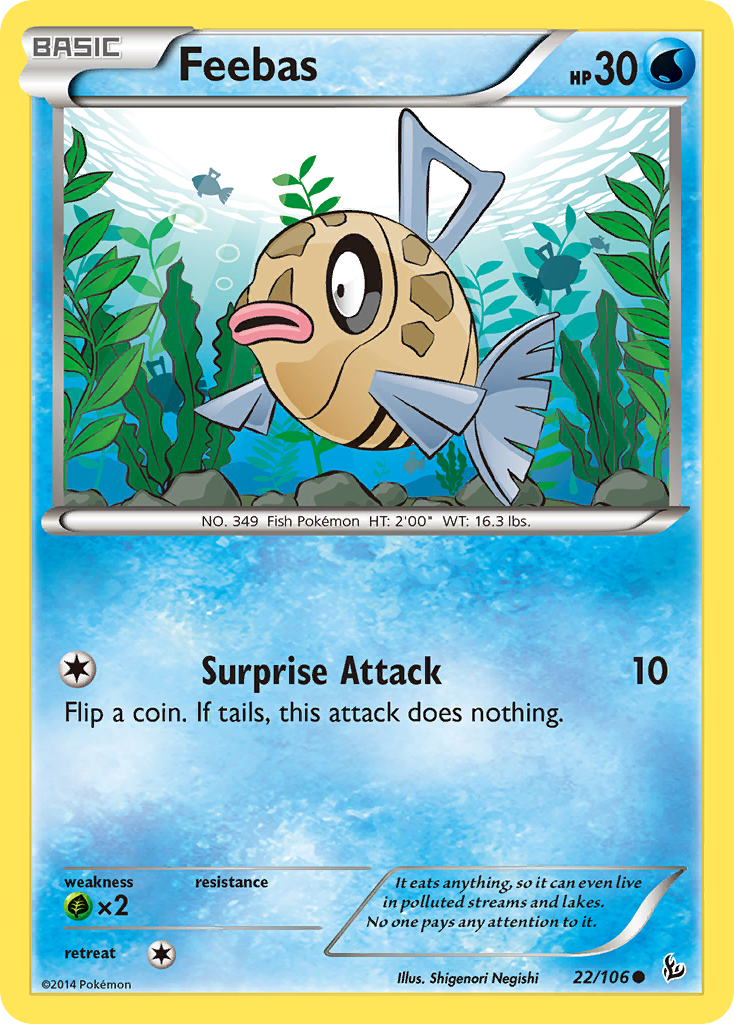 Feebas — illustrated card