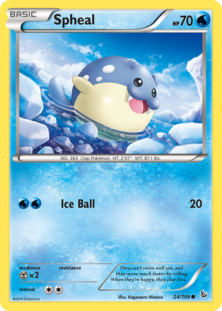 Spheal — illustrated card
