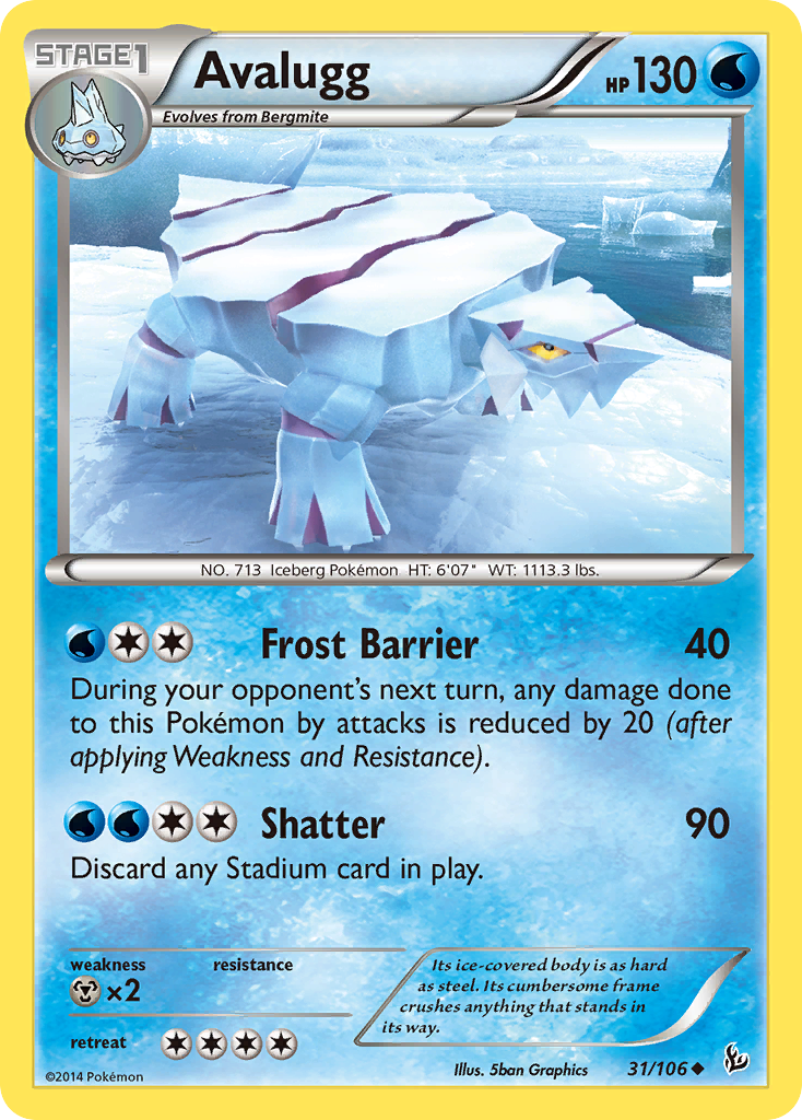 Avalugg — illustrated card