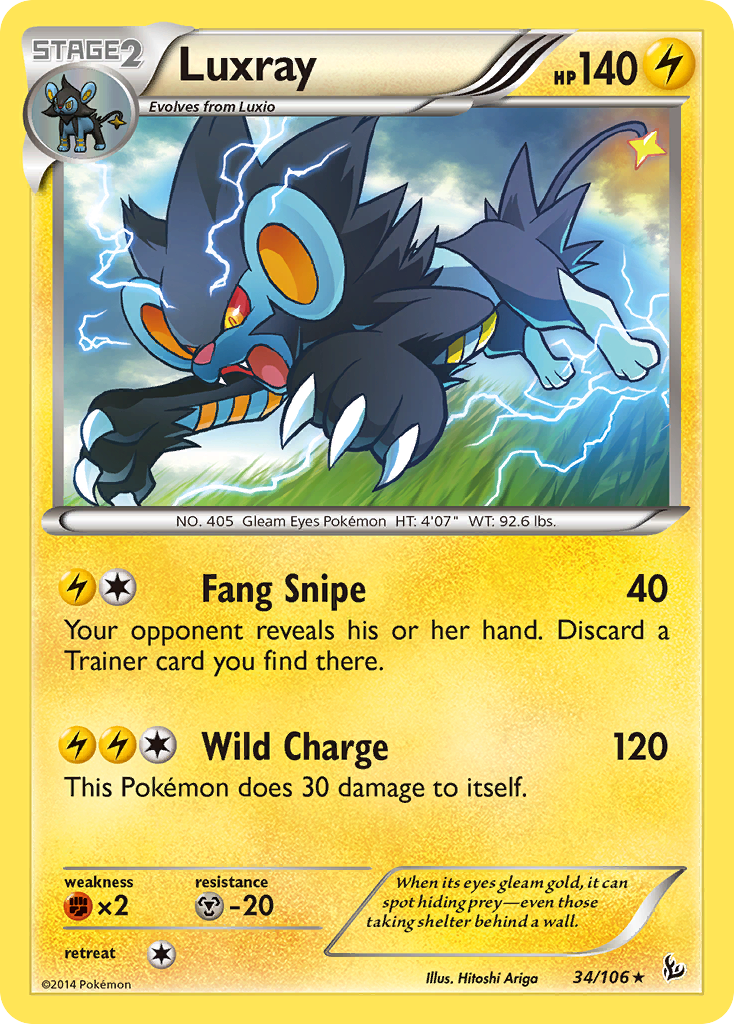 Luxray — illustrated card