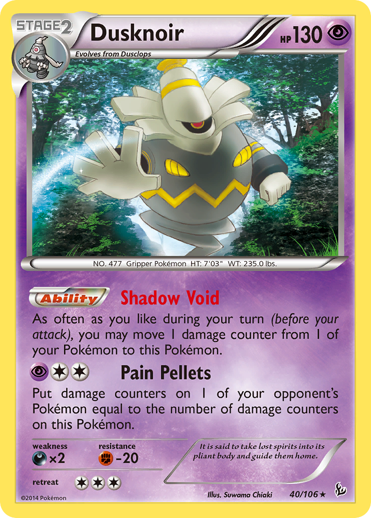 Dusknoir — illustrated card