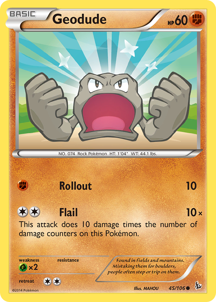 Geodude — illustrated card