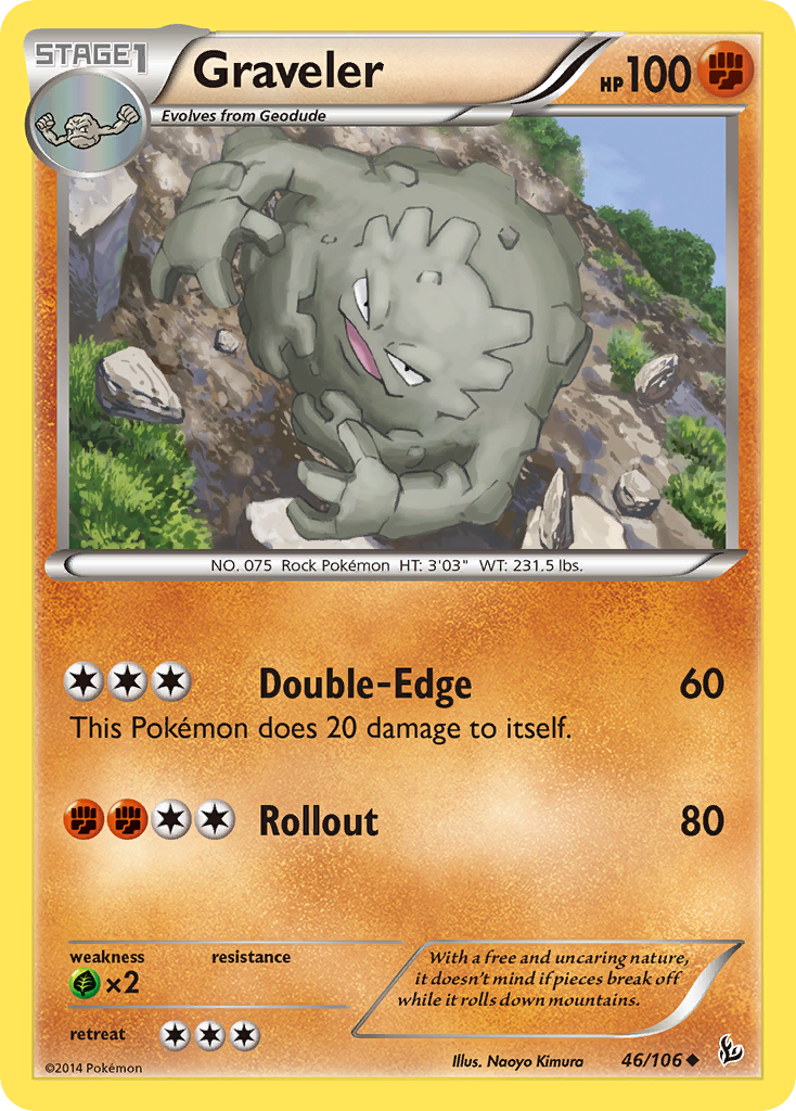 Graveler — illustrated card