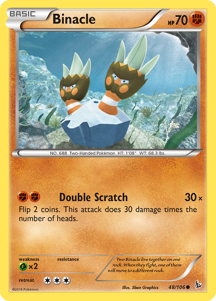 Binacle — illustrated card