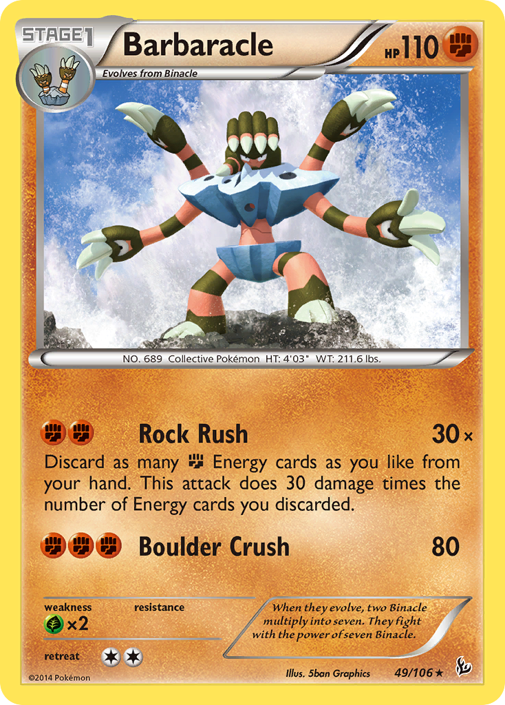 Barbaracle — illustrated card