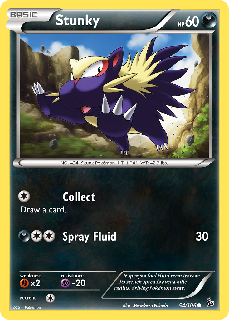 Stunky — illustrated card