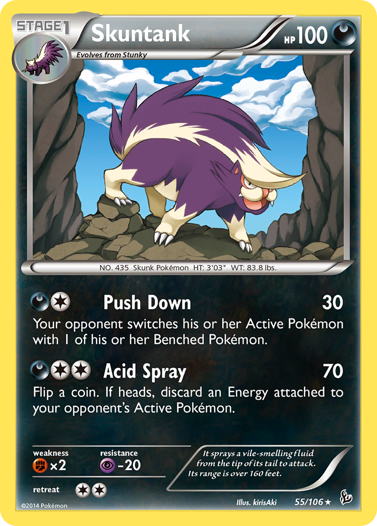 Skuntank — illustrated card