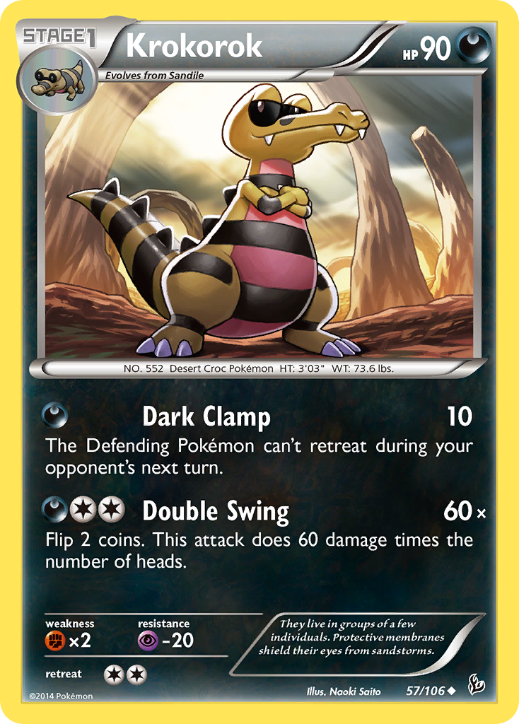 Krokorok — illustrated card