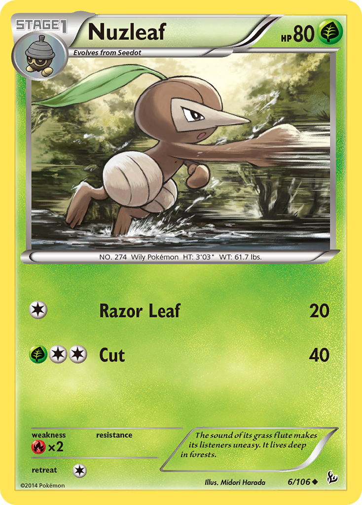 Nuzleaf — illustrated card