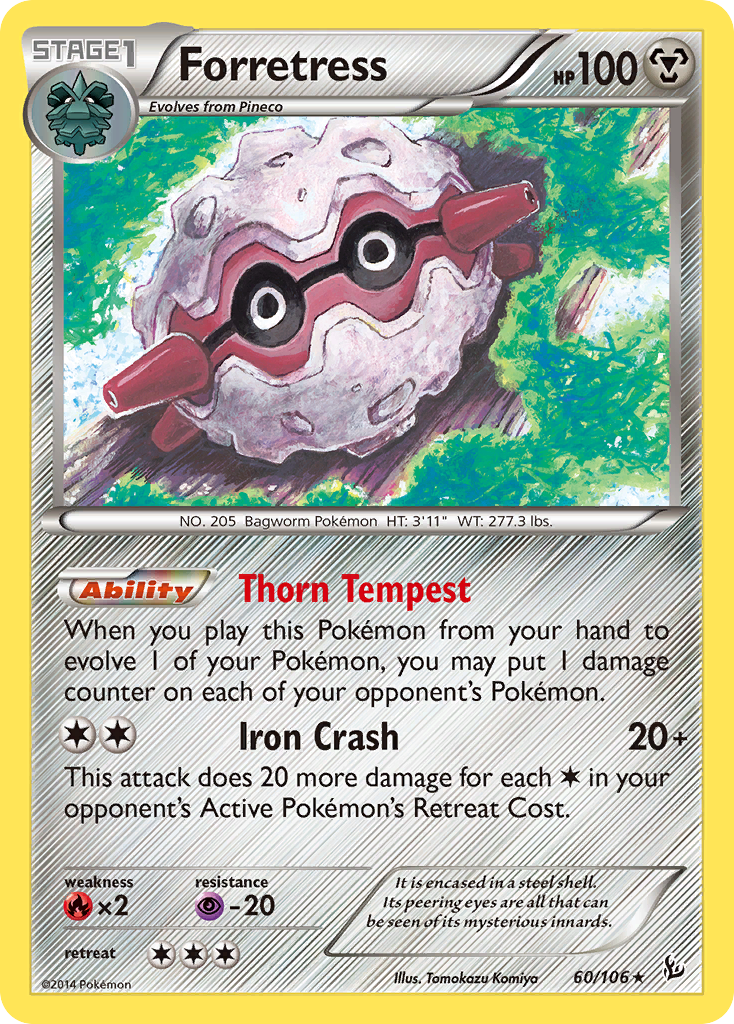 Forretress — illustrated card