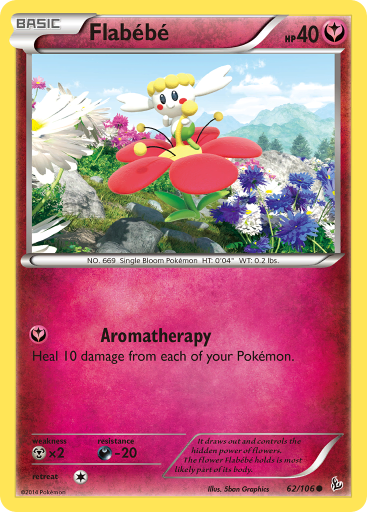 Flabébé — illustrated card