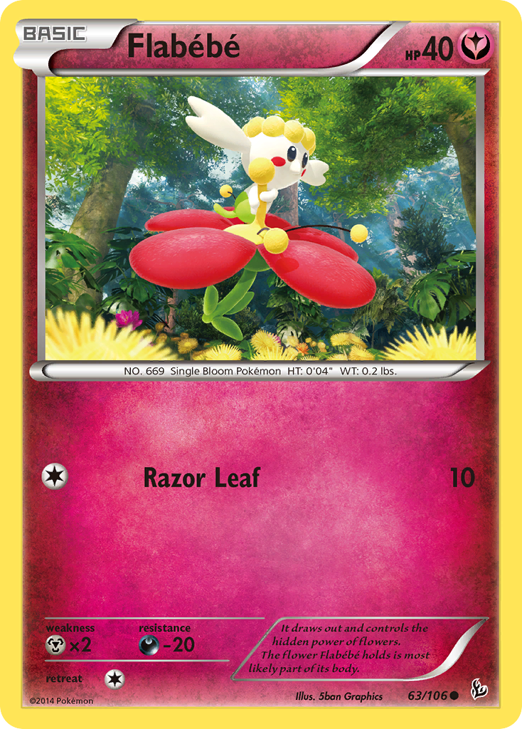 Flabébé — illustrated card