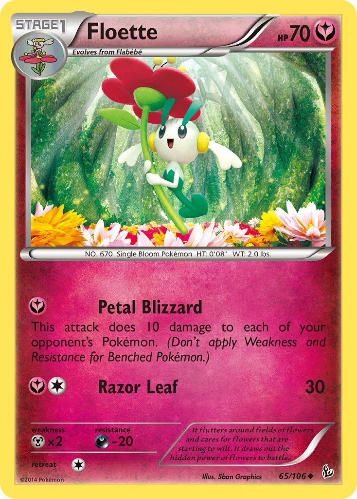 Floette — illustrated card