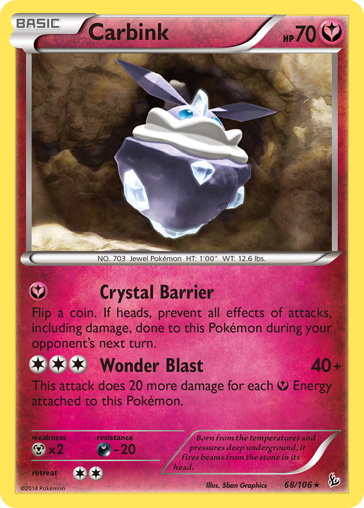 Carbink — illustrated card