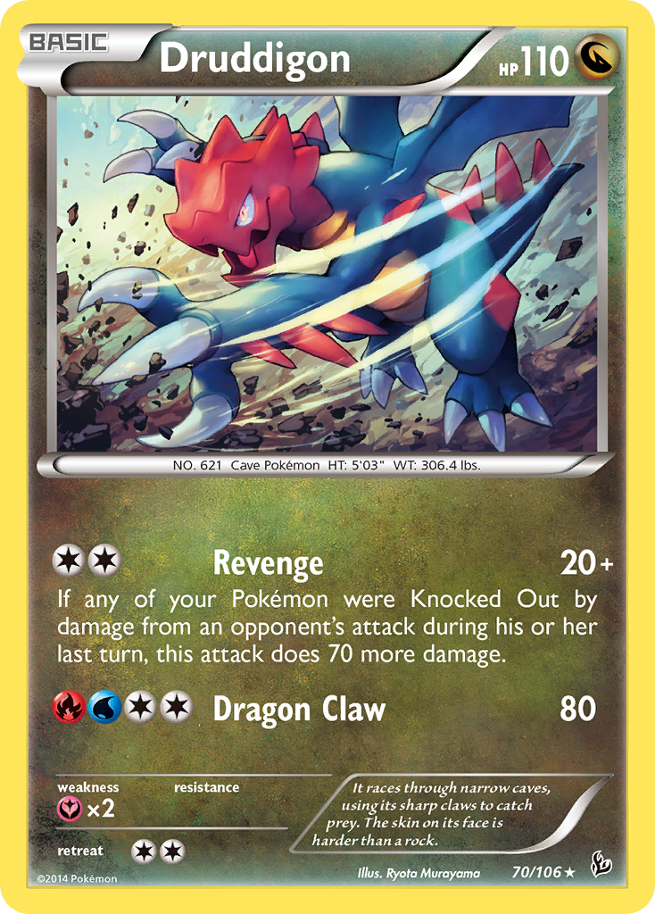 Druddigon — illustrated card