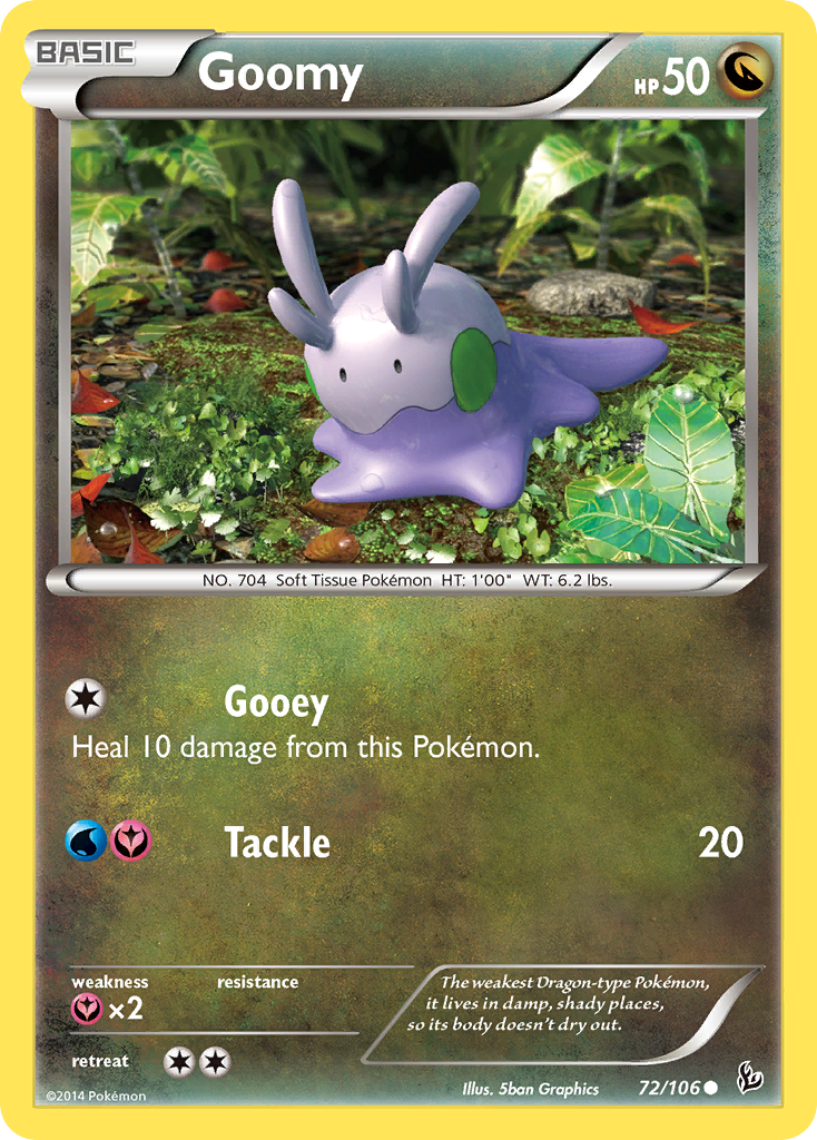 Goomy — illustrated card