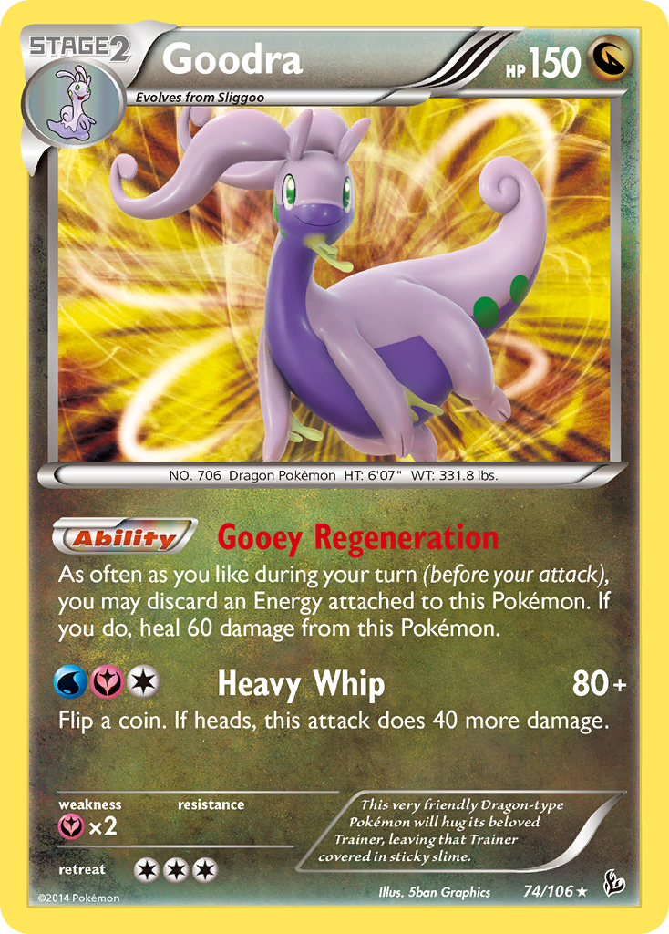 Goodra — illustrated card