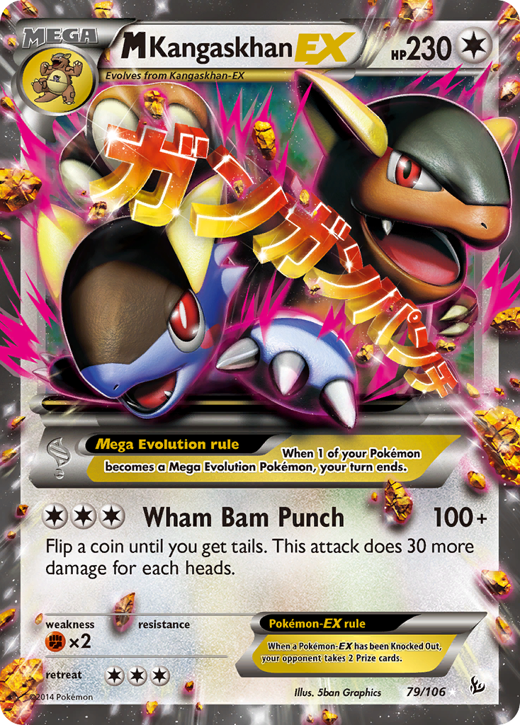 M Kangaskhan-EX — illustrated card