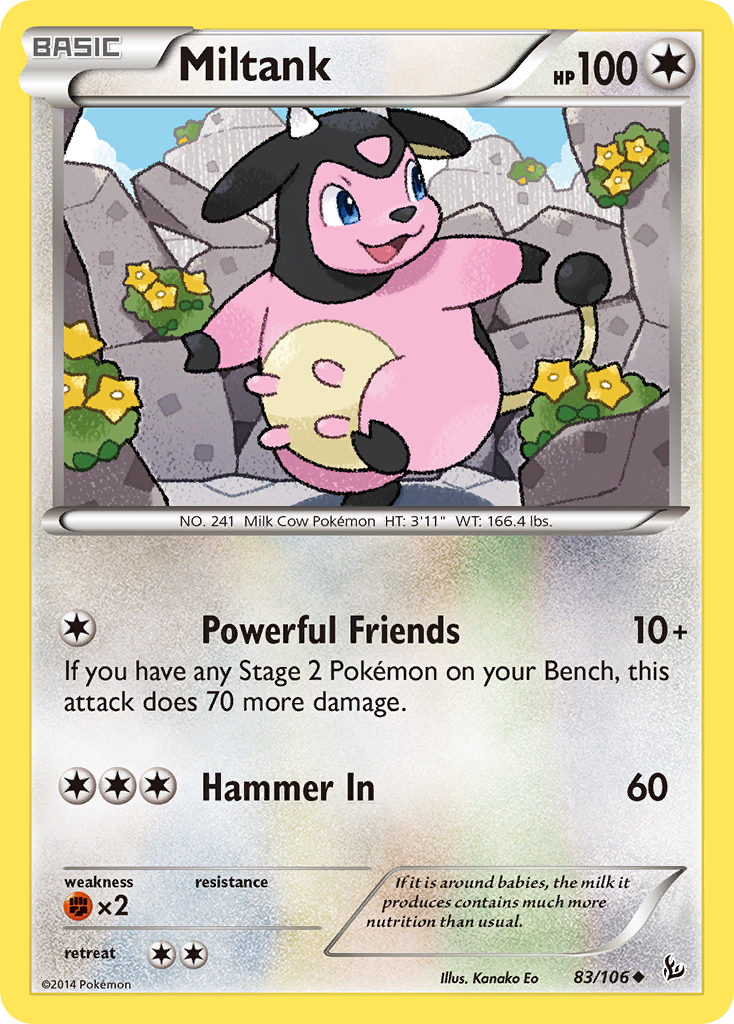Miltank — illustrated card
