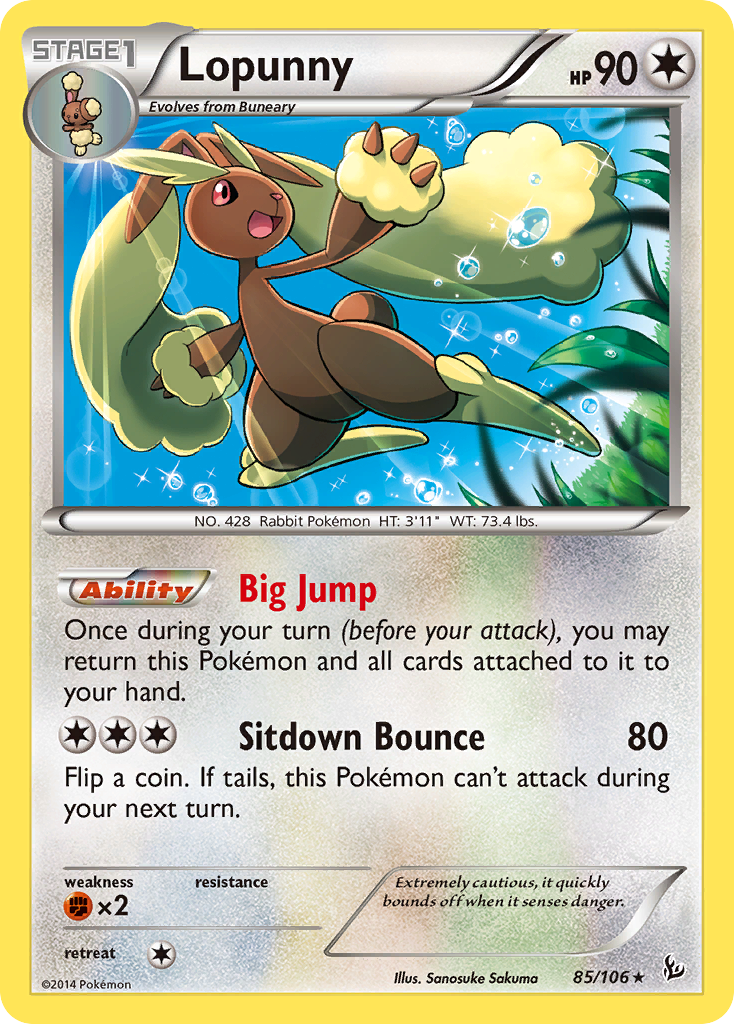 Lopunny — illustrated card