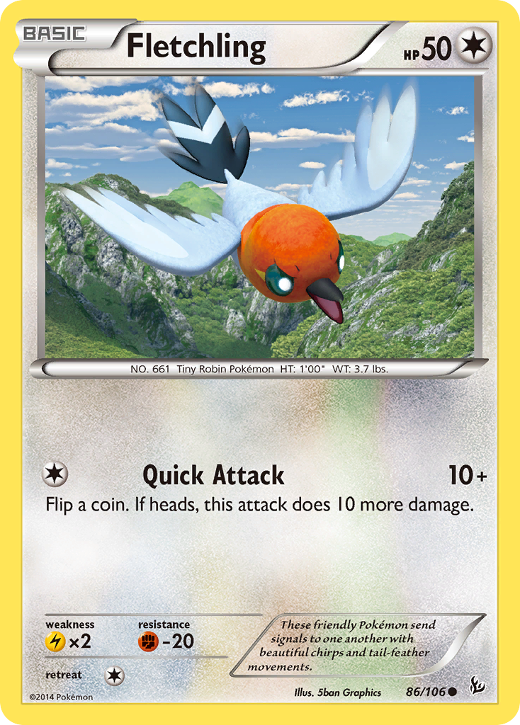 Fletchling — illustrated card