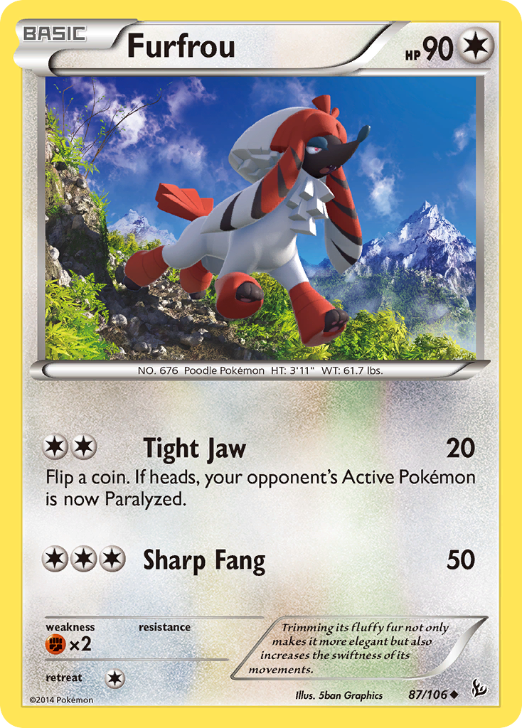 Furfrou — illustrated card