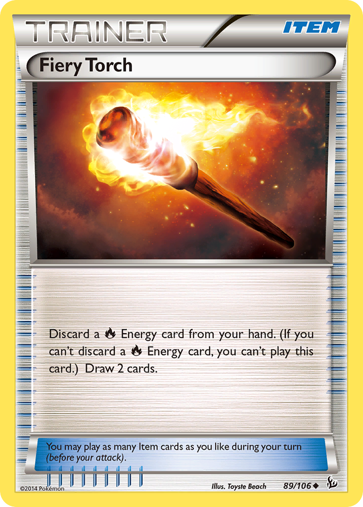 Fiery Torch — illustrated card
