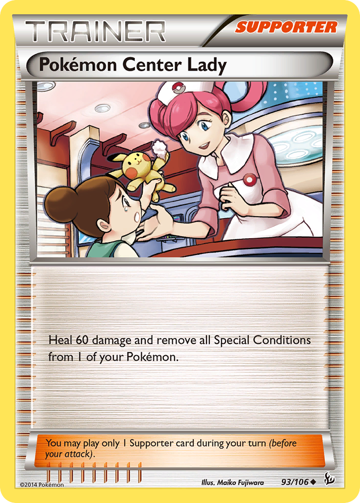 Pokémon Center Lady — illustrated card