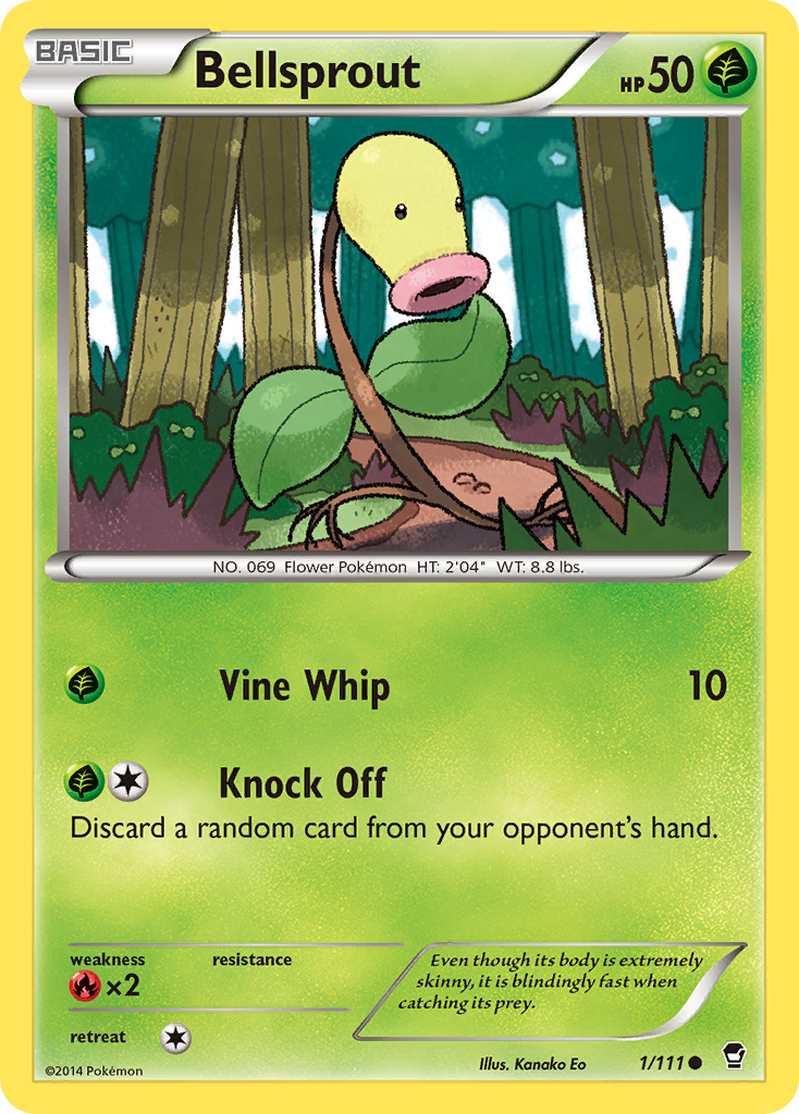 Bellsprout — illustrated card