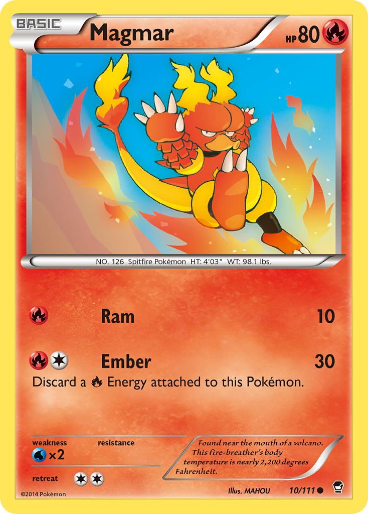 Magmar — illustrated card