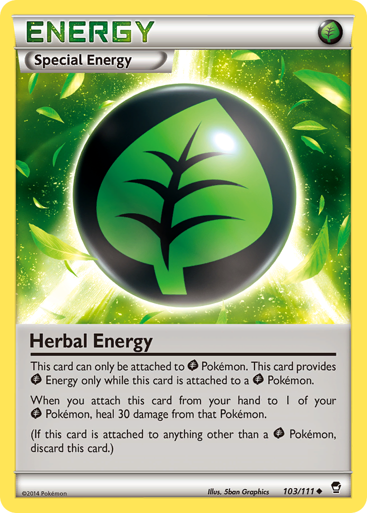 Herbal Energy — illustrated card