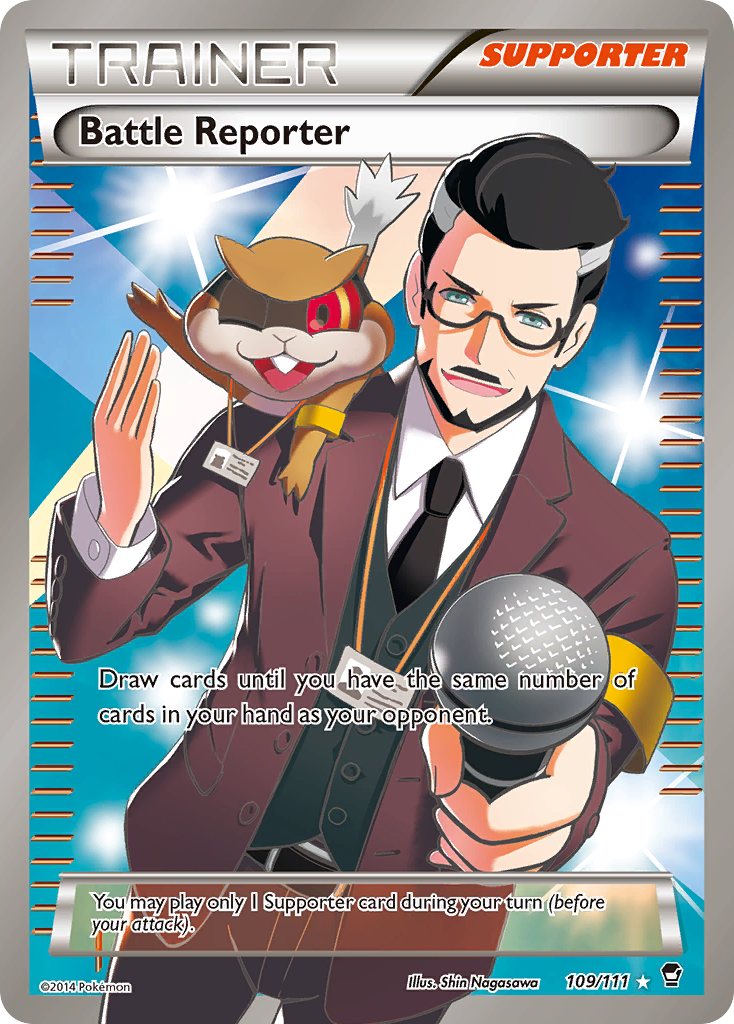 Battle Reporter — illustrated card