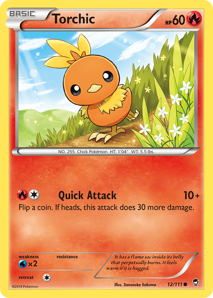 Torchic — illustrated card
