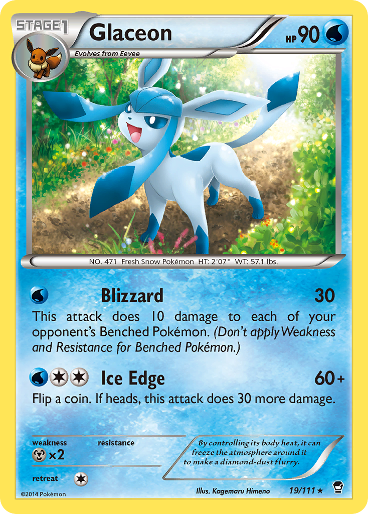 Glaceon — illustrated card