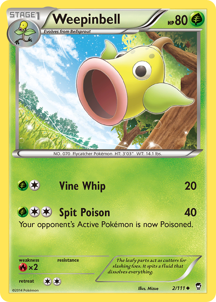 Weepinbell — illustrated card