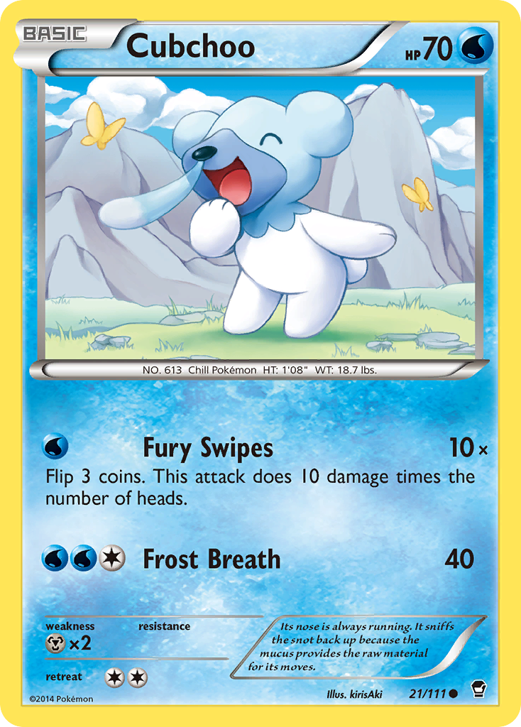 Cubchoo — illustrated card