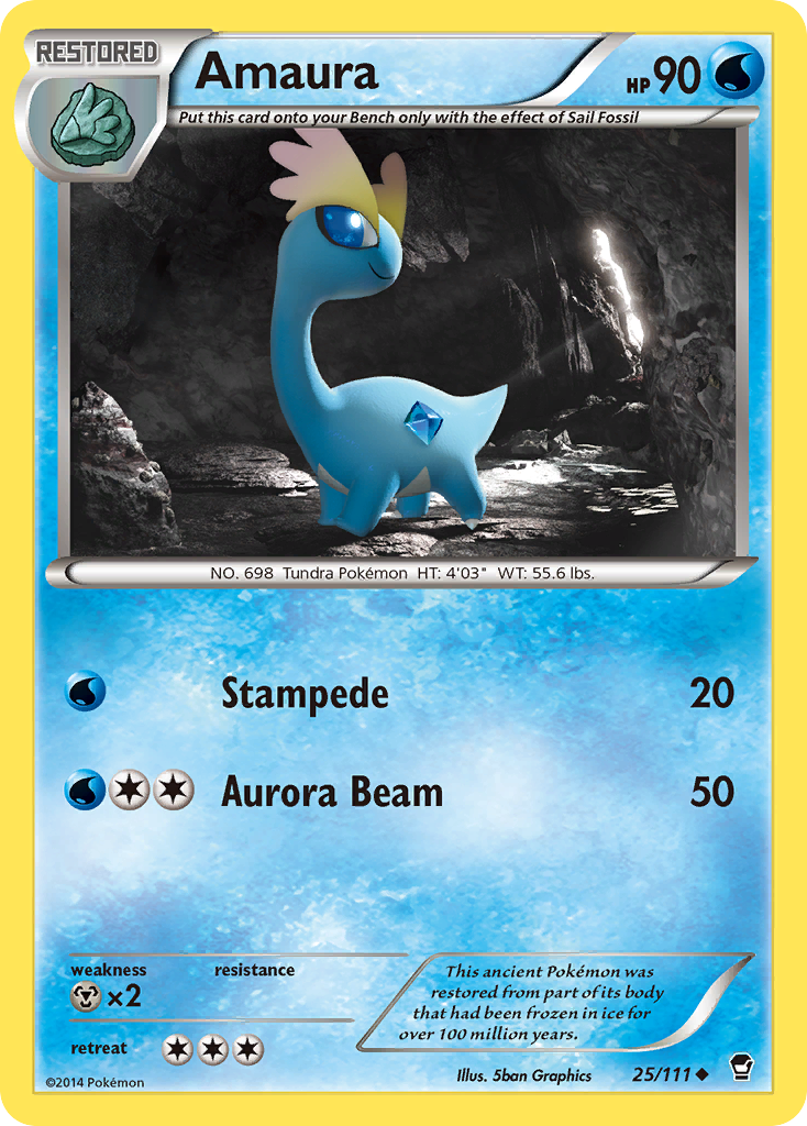 Amaura — illustrated card