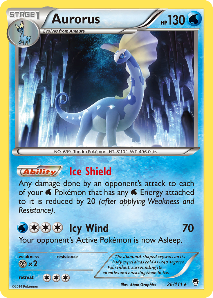 Aurorus — illustrated card
