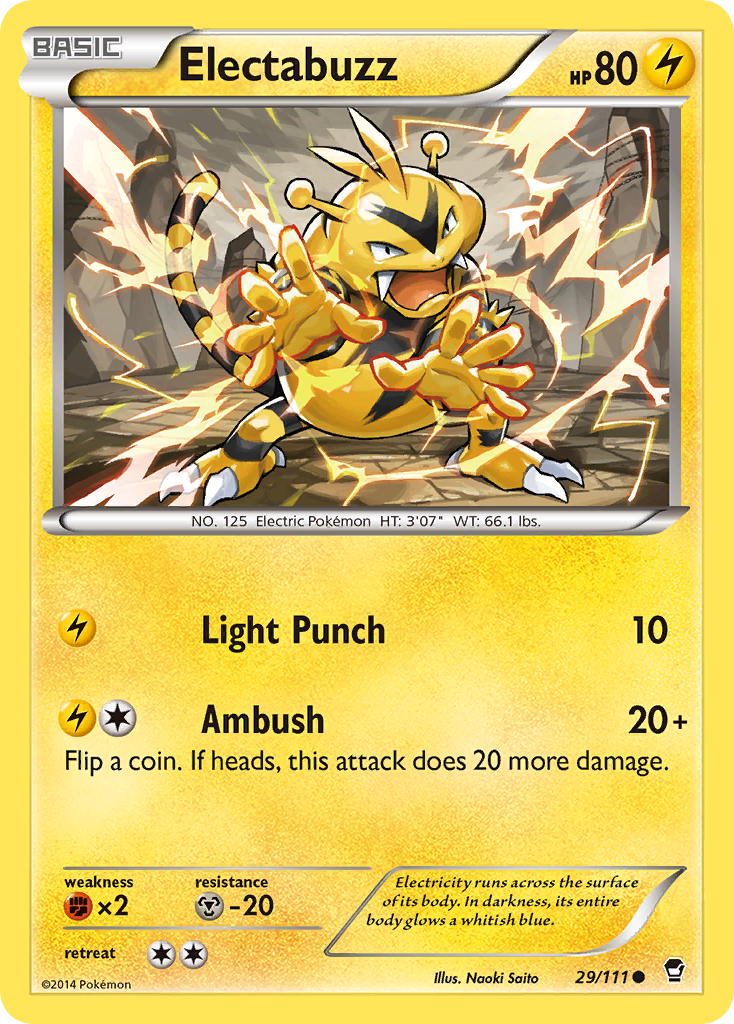 Electabuzz — illustrated card